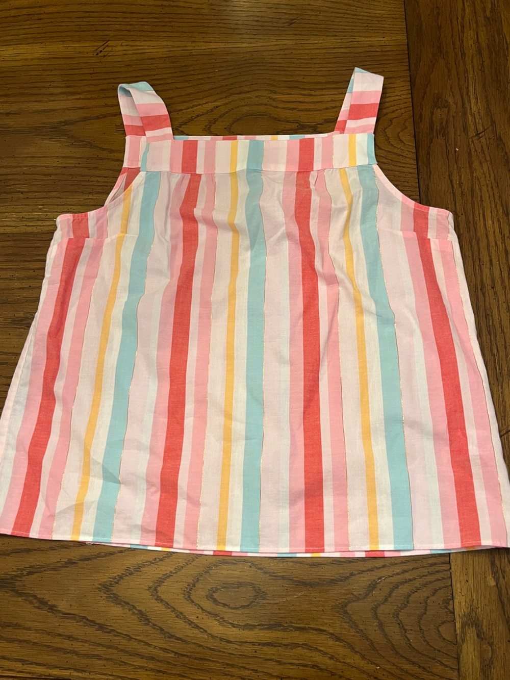 Talbots Striped‎ Multi-Color Sleeveless Top, size medium petite
